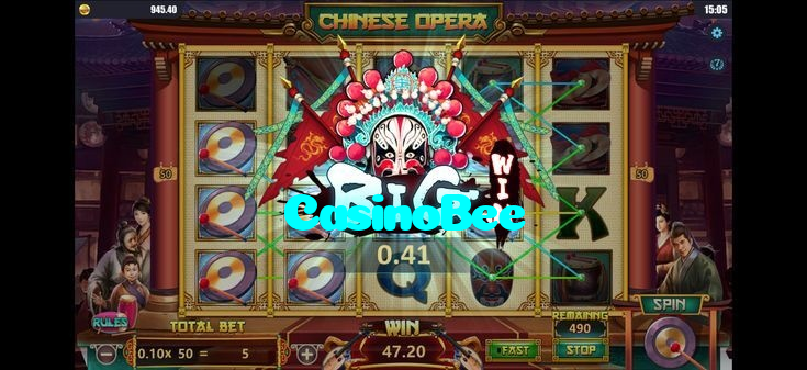 available types of CasinoBee bet including pre-match live express and system bets